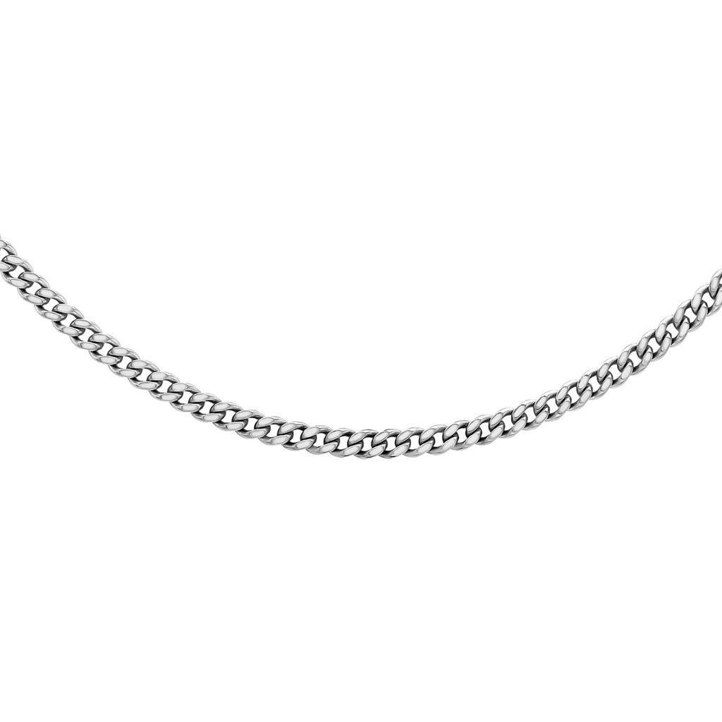 950 Platinum Diamond Cut Curb Chain 16 Inch with Supreme Finish_7167674