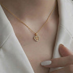 9K Two Colour Gold 13.4mm X 18mm Tree Of Life Pendant