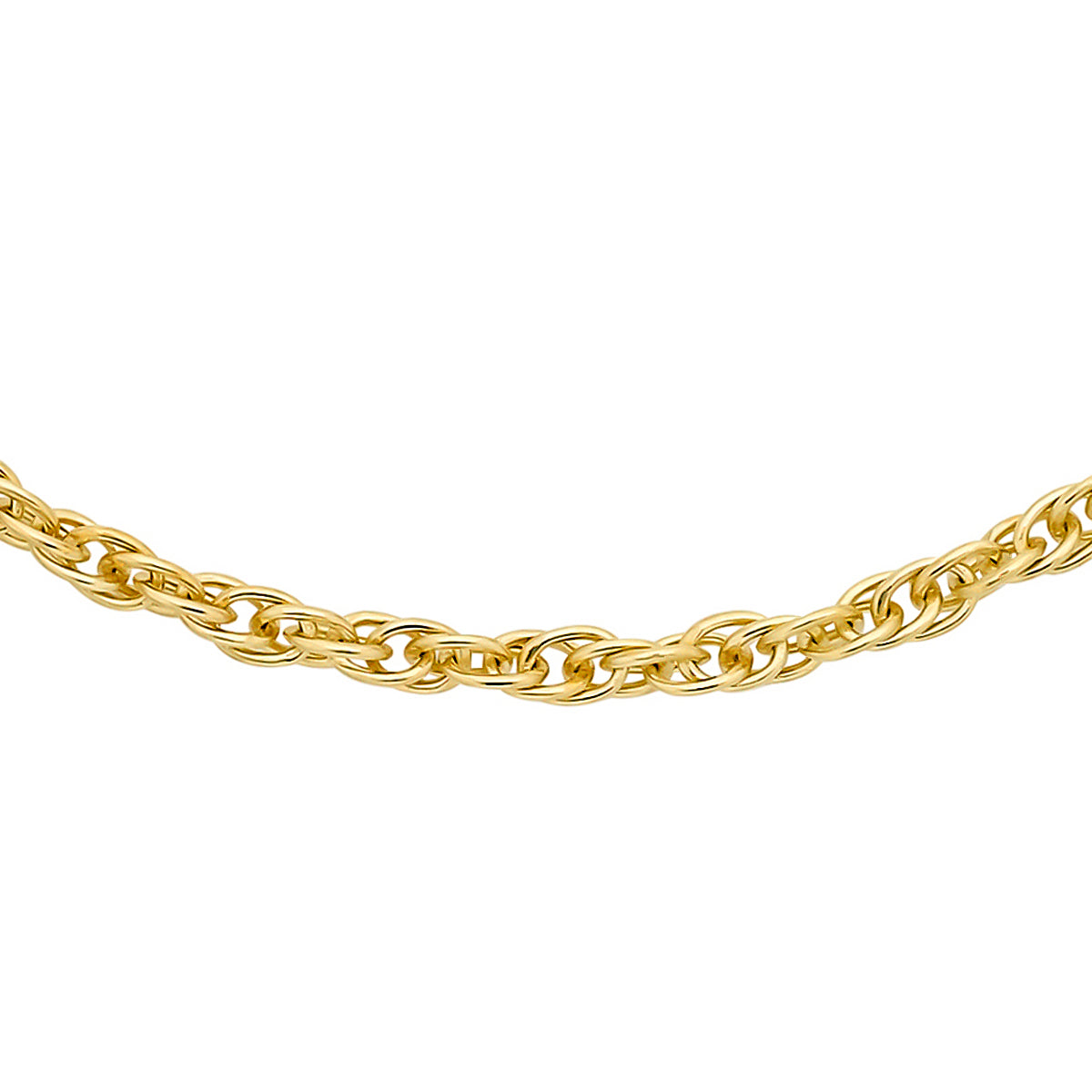 9K Yellow Gold Prince Of Wales Chain 16 Inch 7190311 1