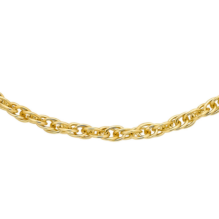 9K Yellow Gold Prince Of Wales Chain 16 Inch 7190311 2