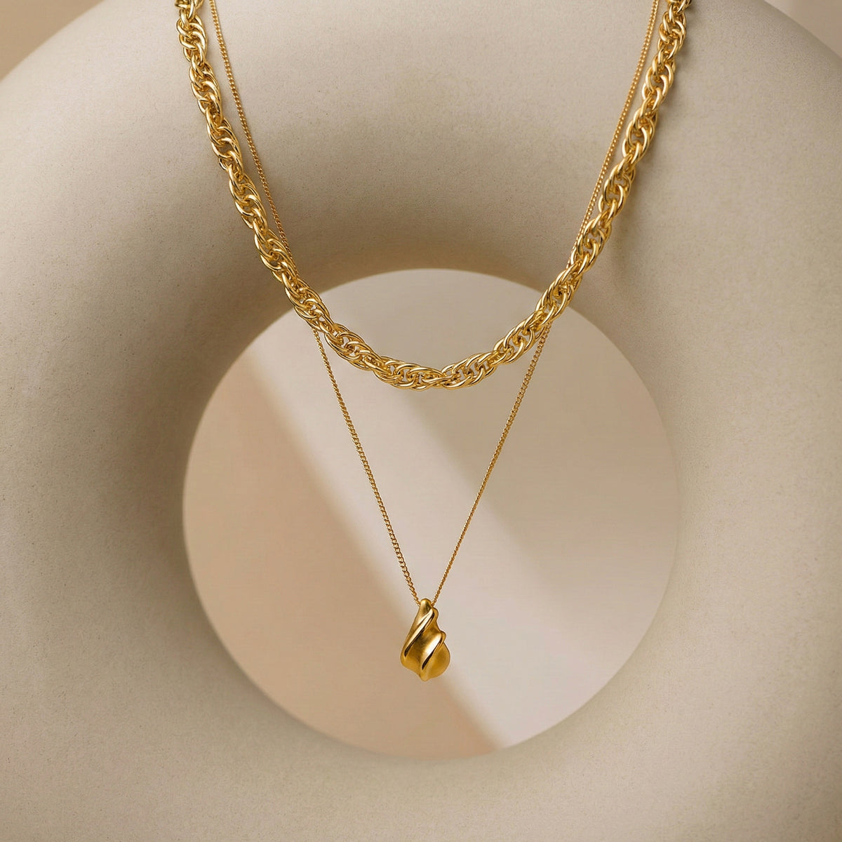 9K Yellow Gold Prince Of Wales Chain 16 Inch 7190311 4