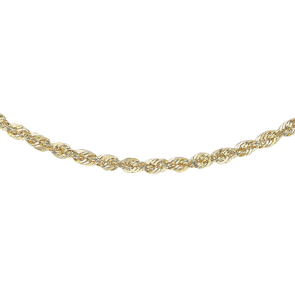 9K Yellow Gold 2mm Rope Chain 16 Inch 7192324 0
