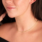 9K Yellow Gold  Chain (Size - 18),  Gold Wt. 1.8 Gms