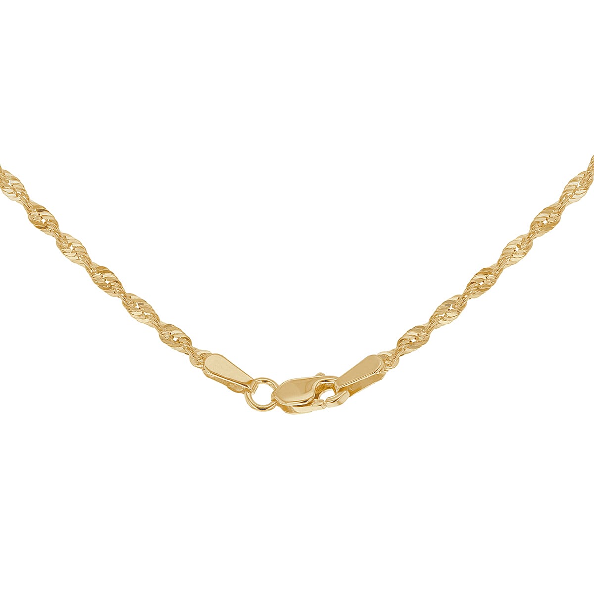 9K Yellow Gold 2mm Rope Chain 16 Inch 7192324 6