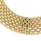 9K Yellow Gold 12mm Bismark Bracelet 7.5 Inch_7193041_2