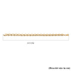 9K Yellow Gold Elephant Link Bracelet 7.5 Inch_7193426_3