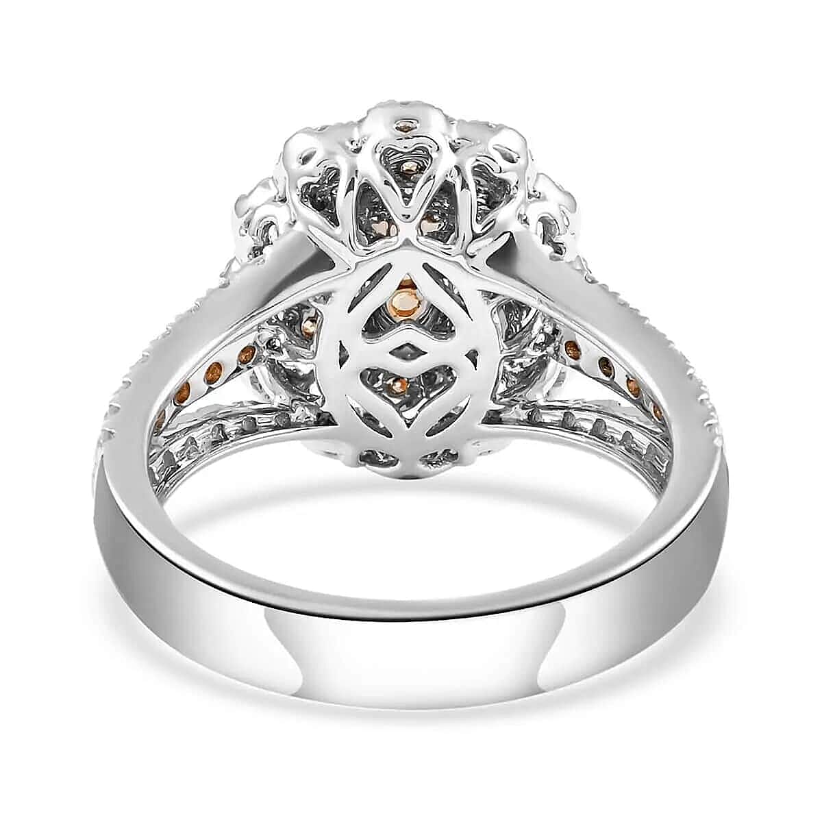MODANI 18K Yellow &amp; White Gold  Natural Yellow Diamond &amp; White Diamond Ring 2.13 Ct, Gold Wt. 6.6 Gms(Resizable 2 up-down). 7196728 4