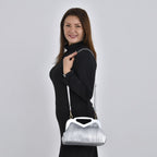 Chic Silhouette Shoulder Bag - Silver_7208865_1