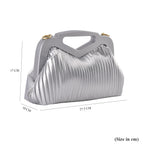 Chic Silhouette Shoulder Bag - Silver_7208865_5