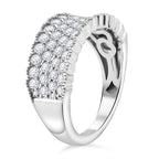 NY Close Out 14K White Gold Diamond (VS-SI-G-H) Ring 1.50 Ct.