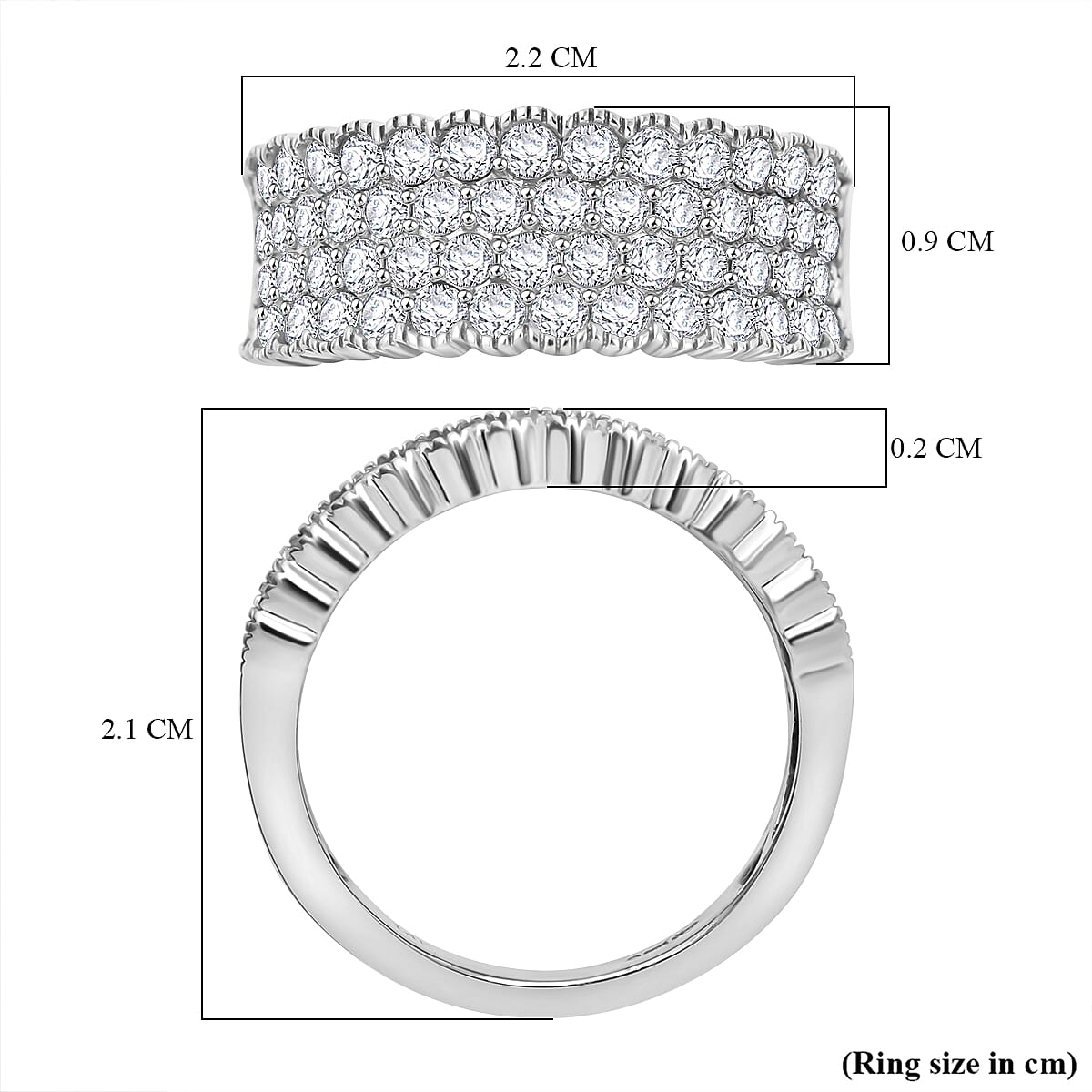 NY Close Out 14K White Gold Diamond (VS-SI-G-H) Ring 1.50 Ct. 7236801 4