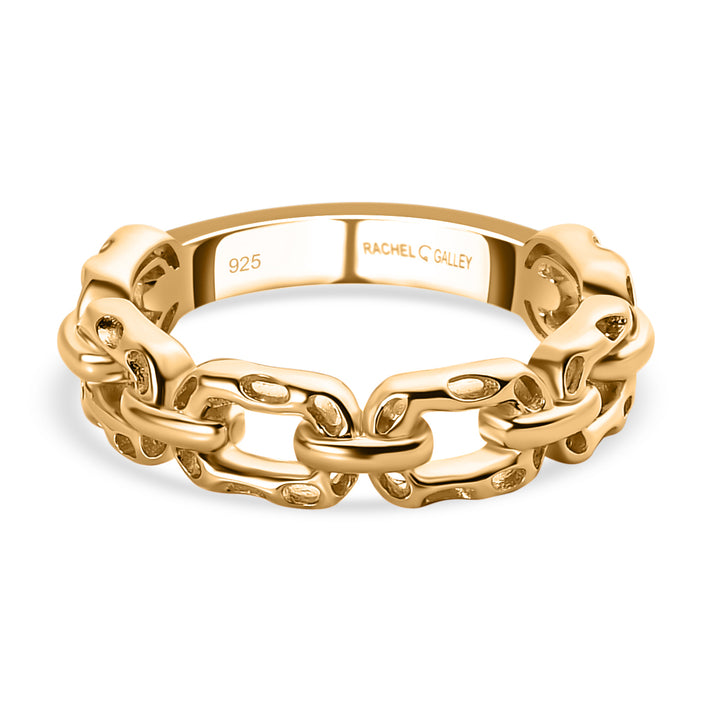 RACHEL GALLEY - 18K Vermeil Yellow Gold Overlay Sterling Silver 3MM Paperclip Ring 7251546 1