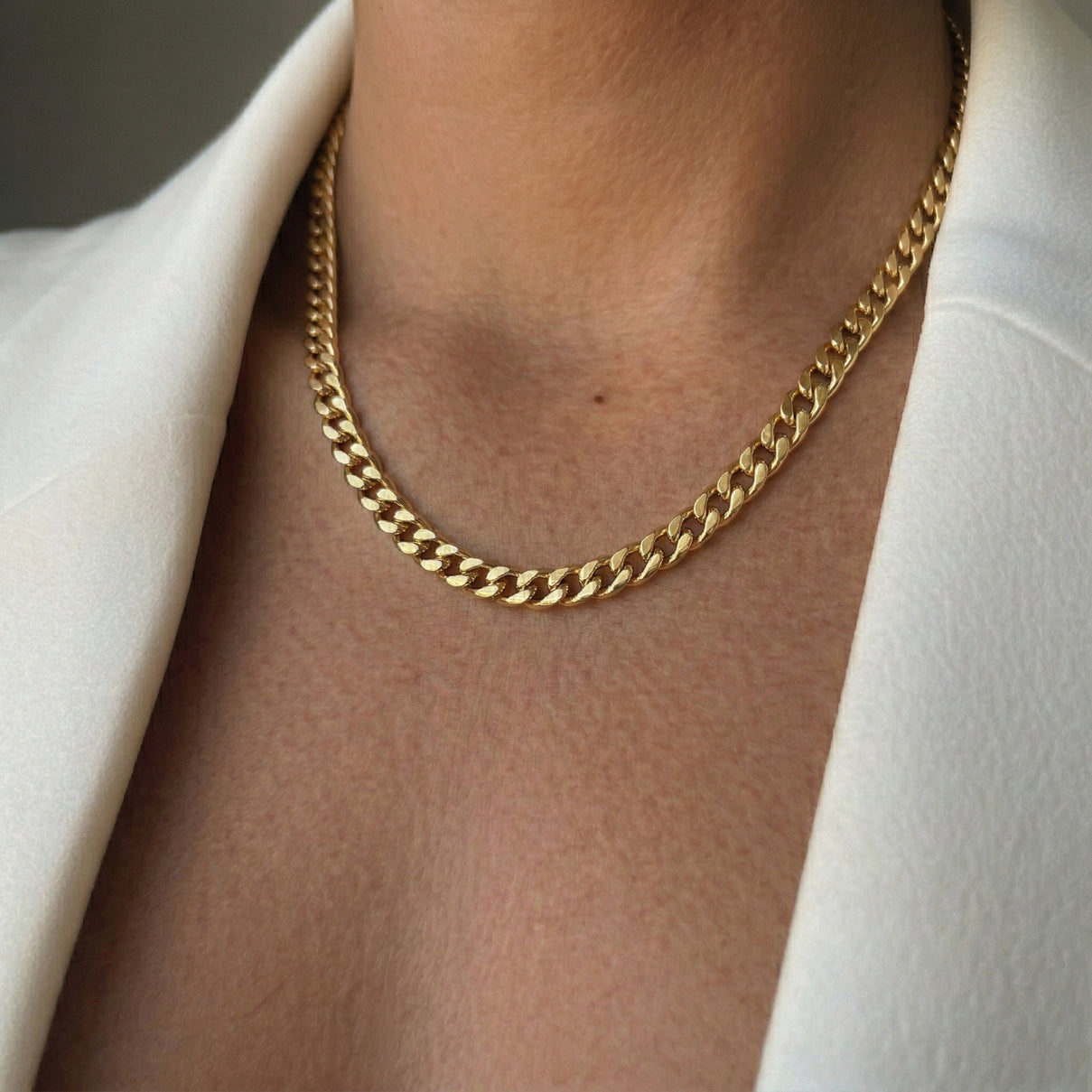 9K Yellow Gold 6mm Cuban Link Chain 18 Inch 7254580 1