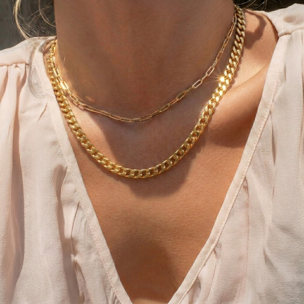 9K Yellow Gold 6mm Cuban Link Chain 18 Inch 7254580 5