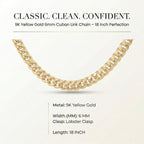 9K Yellow Gold  Chain (Size - 18),  Gold Wt. 15 Gms_7254580_6