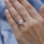 950 Platinum Moissanite Solitaire Ring 3.57 Ct._7259173_2