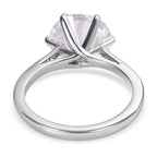 950 Platinum Moissanite Solitaire Ring 3.57 Ct._7259174_4