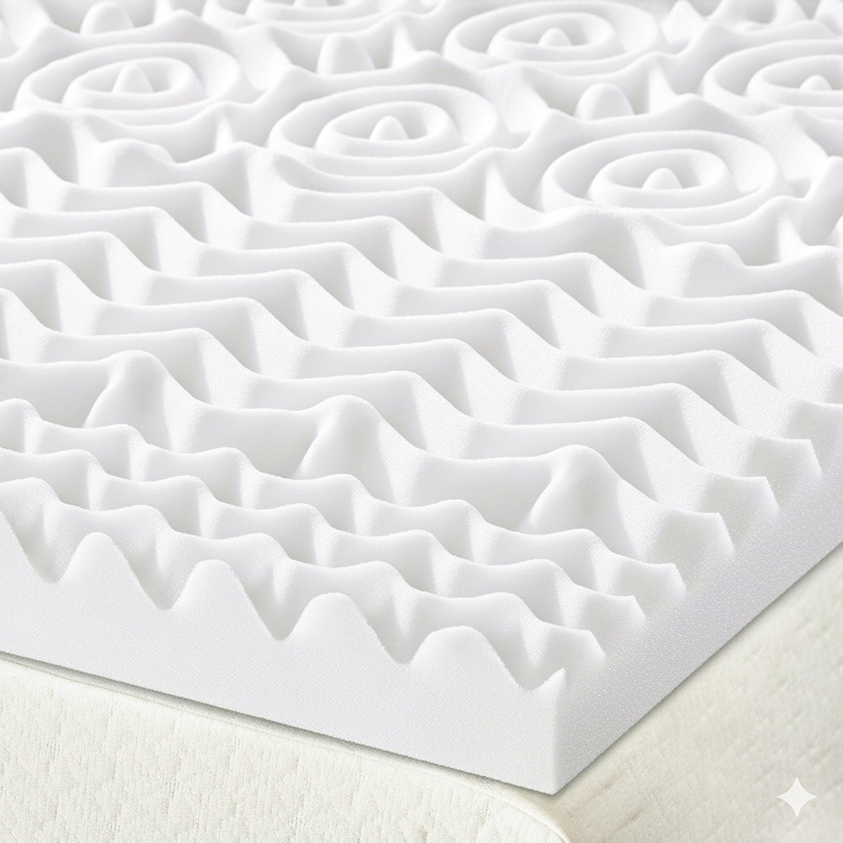7 Zone Contoured Memory Foam Deluxe Mattress Topper- (King Size, 200x150x4 cm) V32721289 4