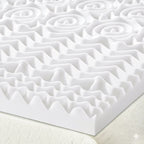 7 Zone Contoured Memory Foam Deluxe Mattress Topper- (King Size, 200x150x4 cm)_7261218_3