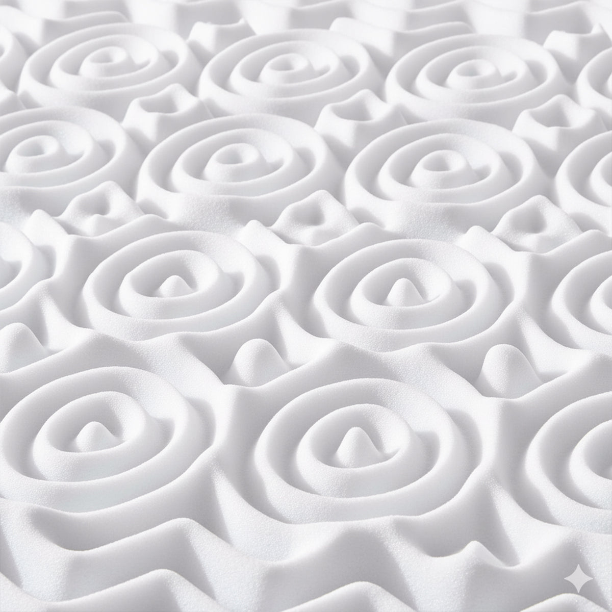 7 Zone Contoured Memory Foam Deluxe Mattress Topper- (King Size, 200x150x4 cm) V32721289 5