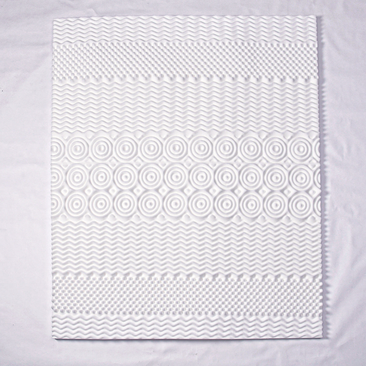 7 Zone Contoured Memory Foam Deluxe Mattress Topper- (King Size, 200x150x4 cm) V32721289 7