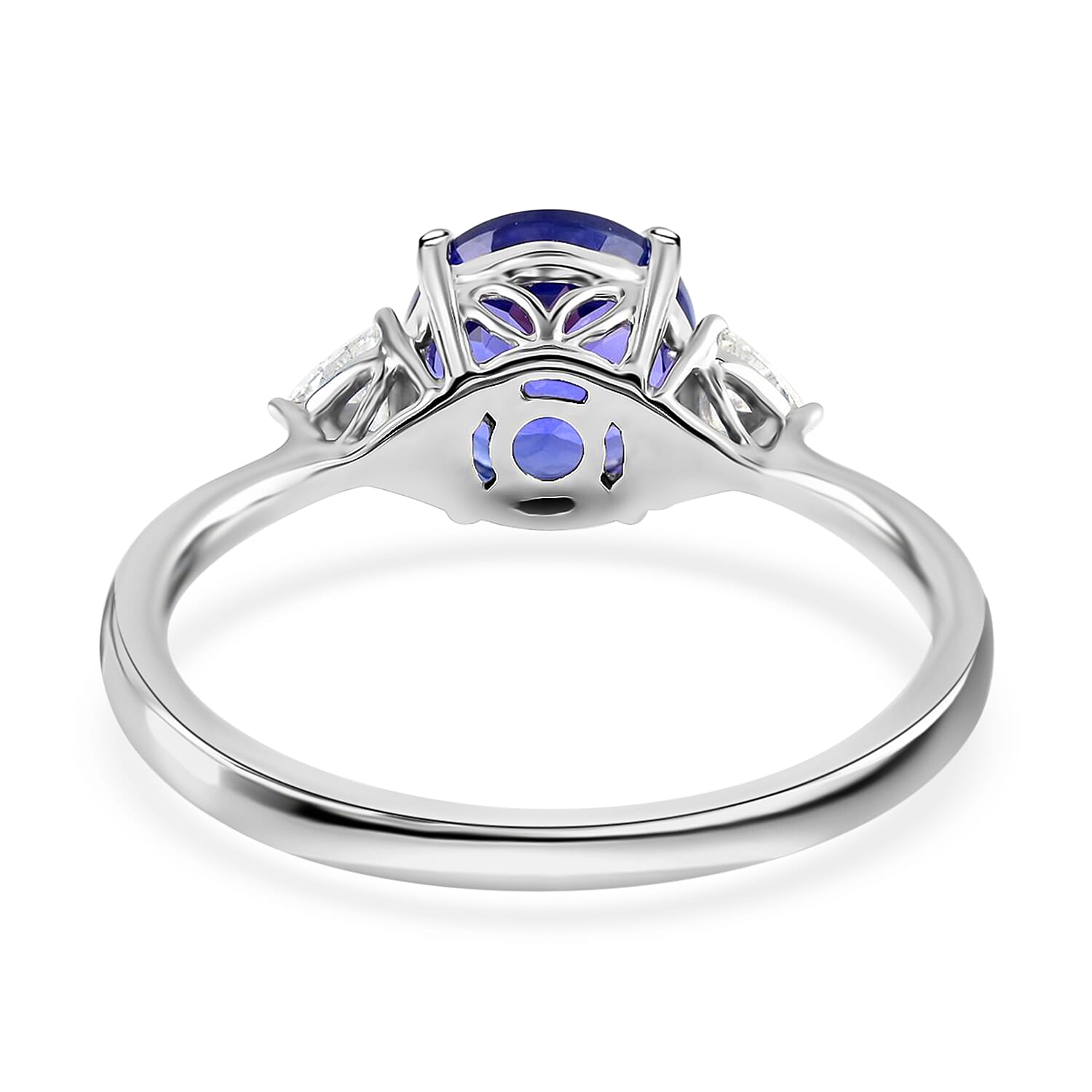 Certified and Appraised RHAPSODY 950 Platinum 2.10 Ct AAAA Tanzanite and Diamond VS-EF Solitaire Engagement Ring, Platinum 3.84 grams 7262146 4