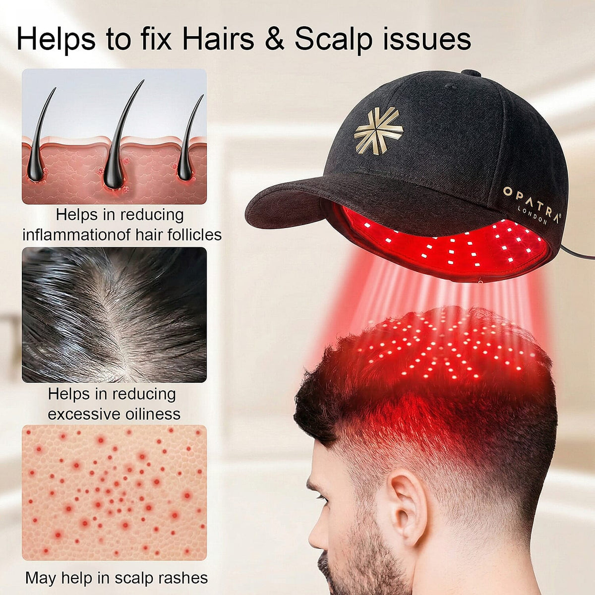Opatra Lumicap Pro - Light Therapy for Hair Growth with Lifetime Warranty 7263115 2