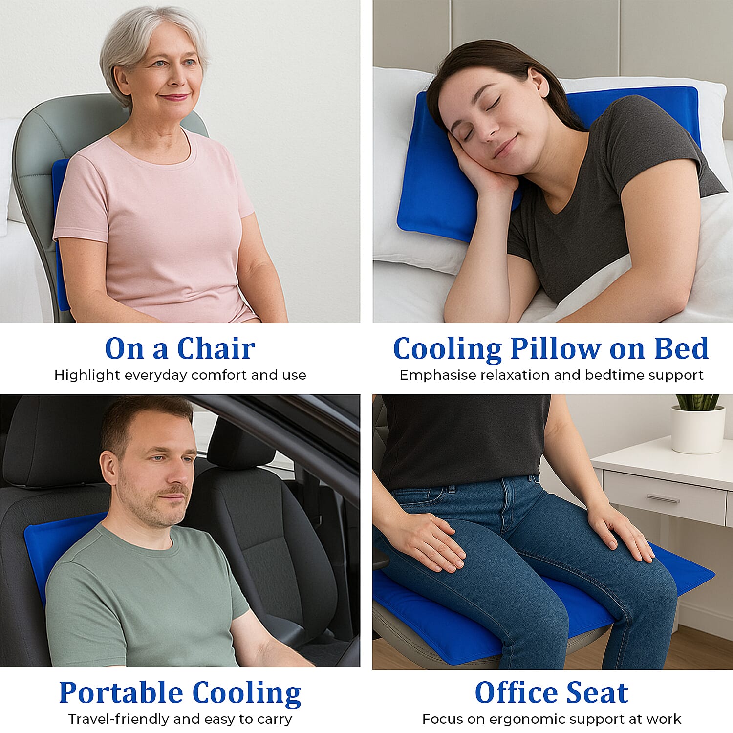 Homesmart Chillmax Cooling Pillow - Blue 7263464 4