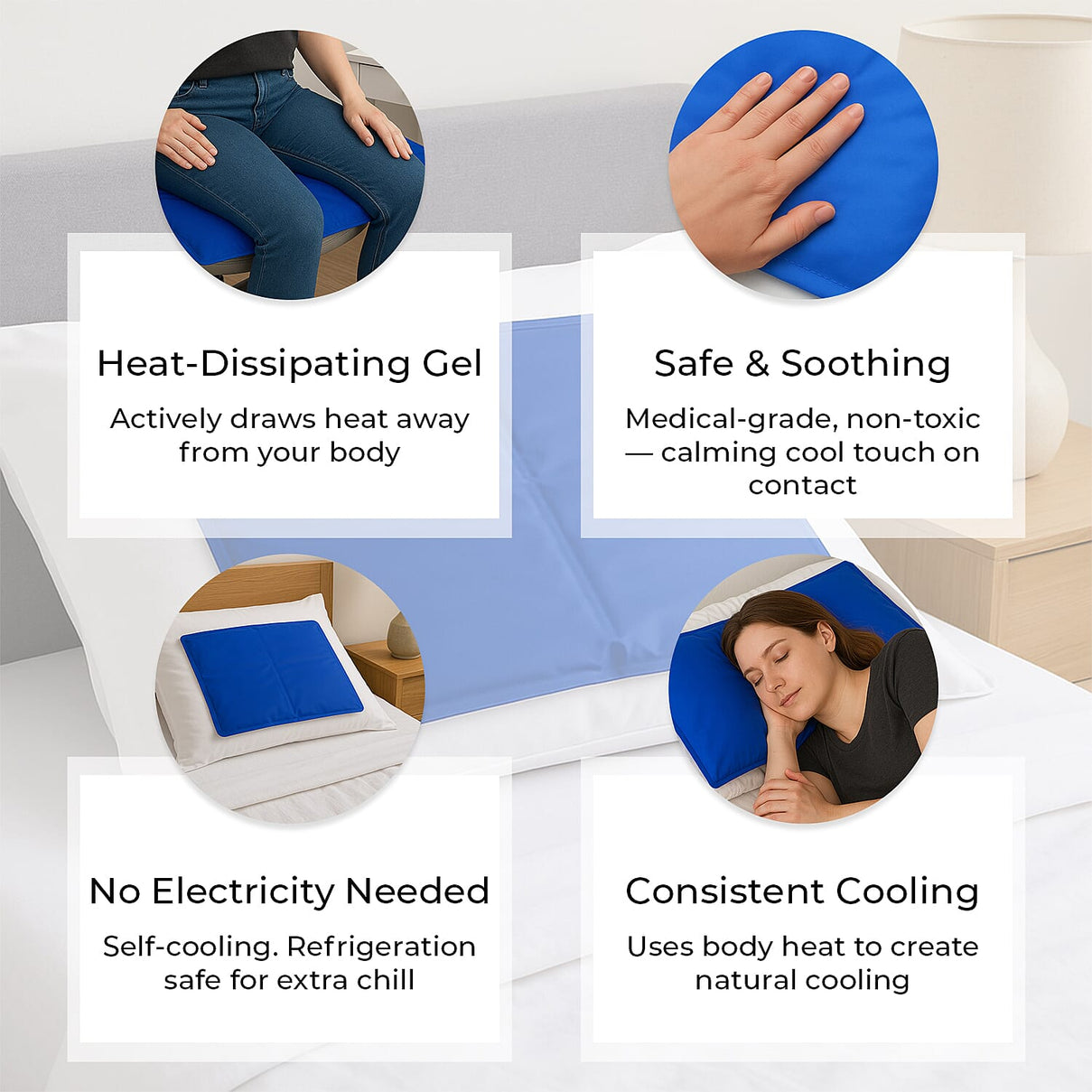 Homesmart Chillmax Cooling Pillow - Blue 7263464 5