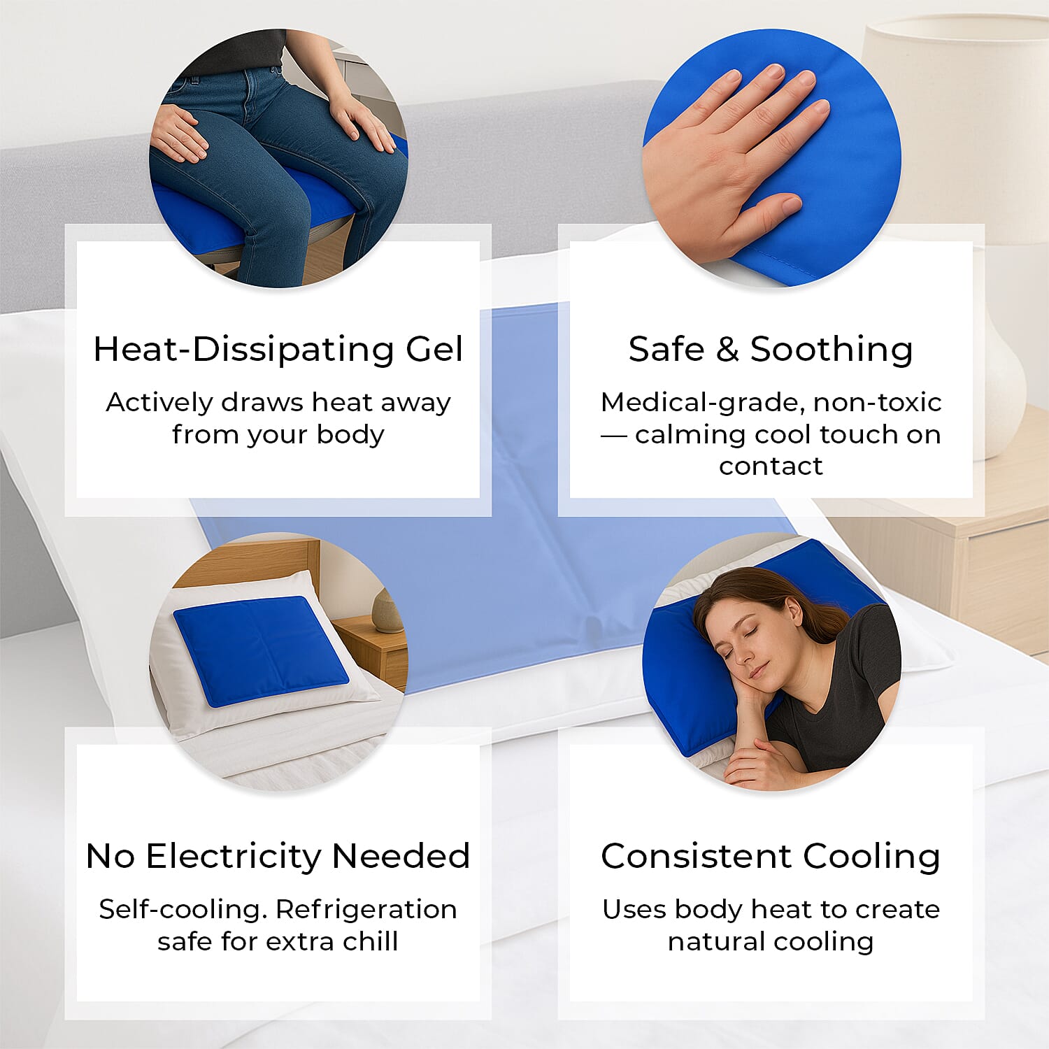 Homesmart Chillmax Cooling Pillow - Blue 7263464 5