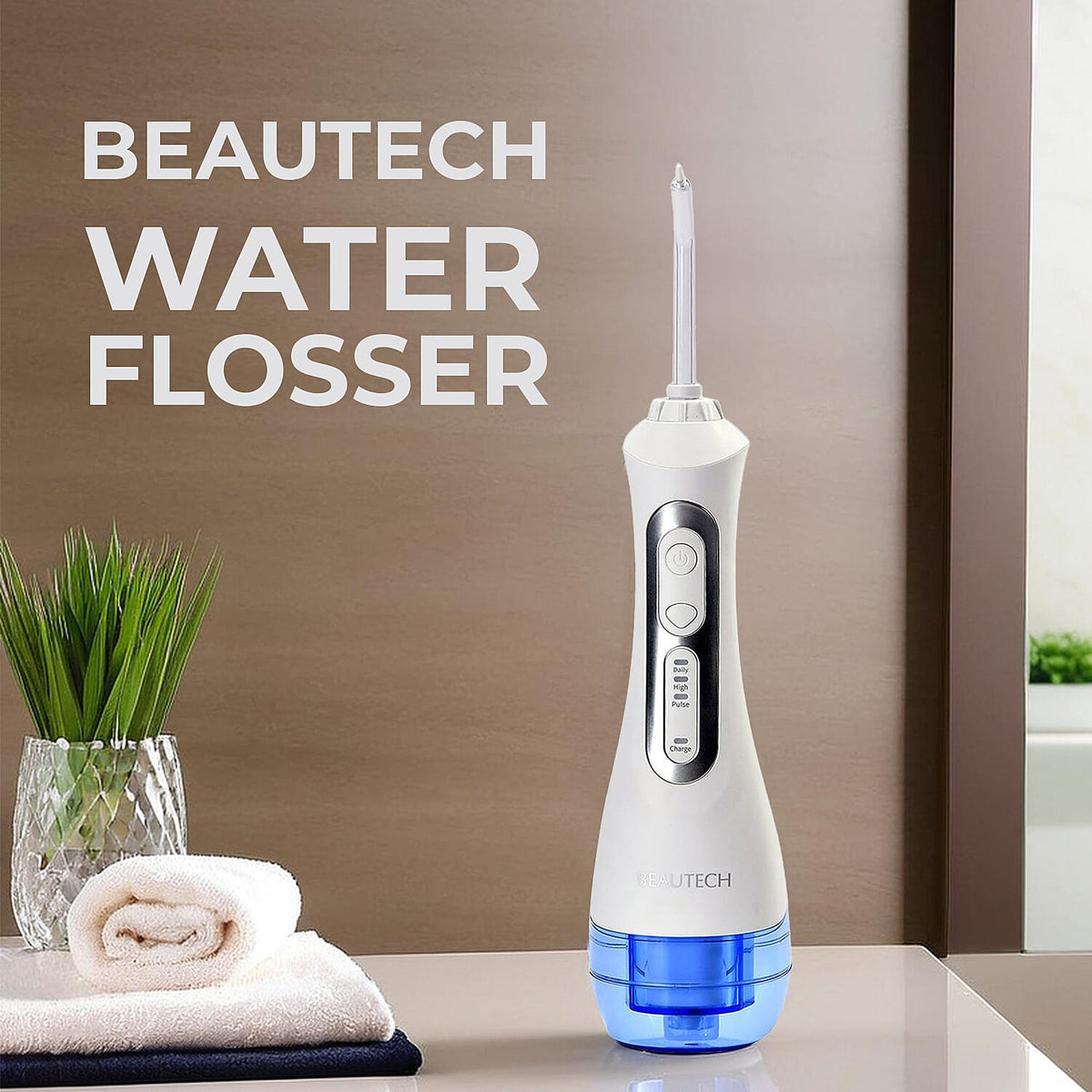 Beautech - Water Flosser with 3 Heads and IPX7 Waterproof- 3 Modes Clean, soft and Massage- 200 ml Tank 7267572 2