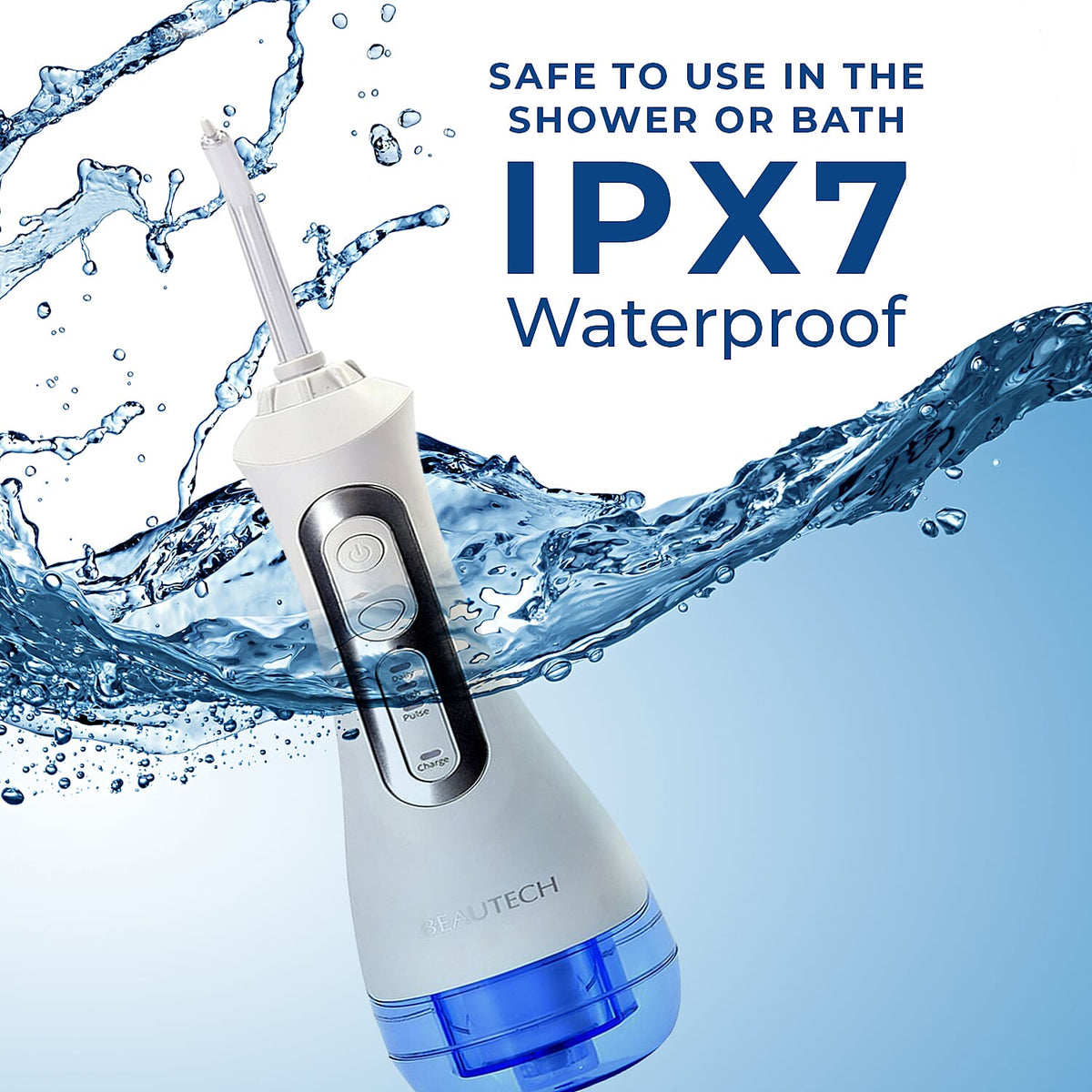 Beautech - Water Flosser with 3 Heads and IPX7 Waterproof- 3 Modes Clean, soft and Massage- 200 ml Tank 7267572 5