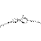 Italian Made - Sterling Silver Belcher Bracelet (Size - 7.25) with Spring Ring Clasp