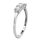 Royal Bali Collection - D'Joy Simulated Diamond Trilogy Ring in Sterling Silver_7271242_3