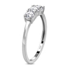 Royal Bali Collection - D'Joy Simulated Diamond Trilogy Ring in Sterling Silver_7271253_3