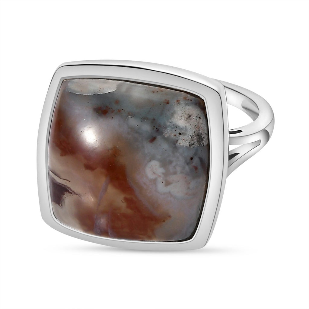 Zimbaprase Solitaire Ring in Platinum Overlay Sterling Silver 11.00 Ct._7276499