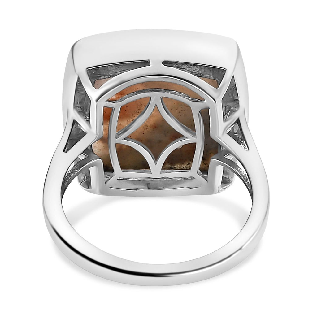 Zimbaprase Solitaire Ring in Platinum Overlay Sterling Silver 11.00 Ct._7276499_4
