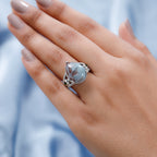 Zimbaprase and Multi Gemstone Ring in Platinum Overlay Sterling Silver 9.93 Ct_7276677_2