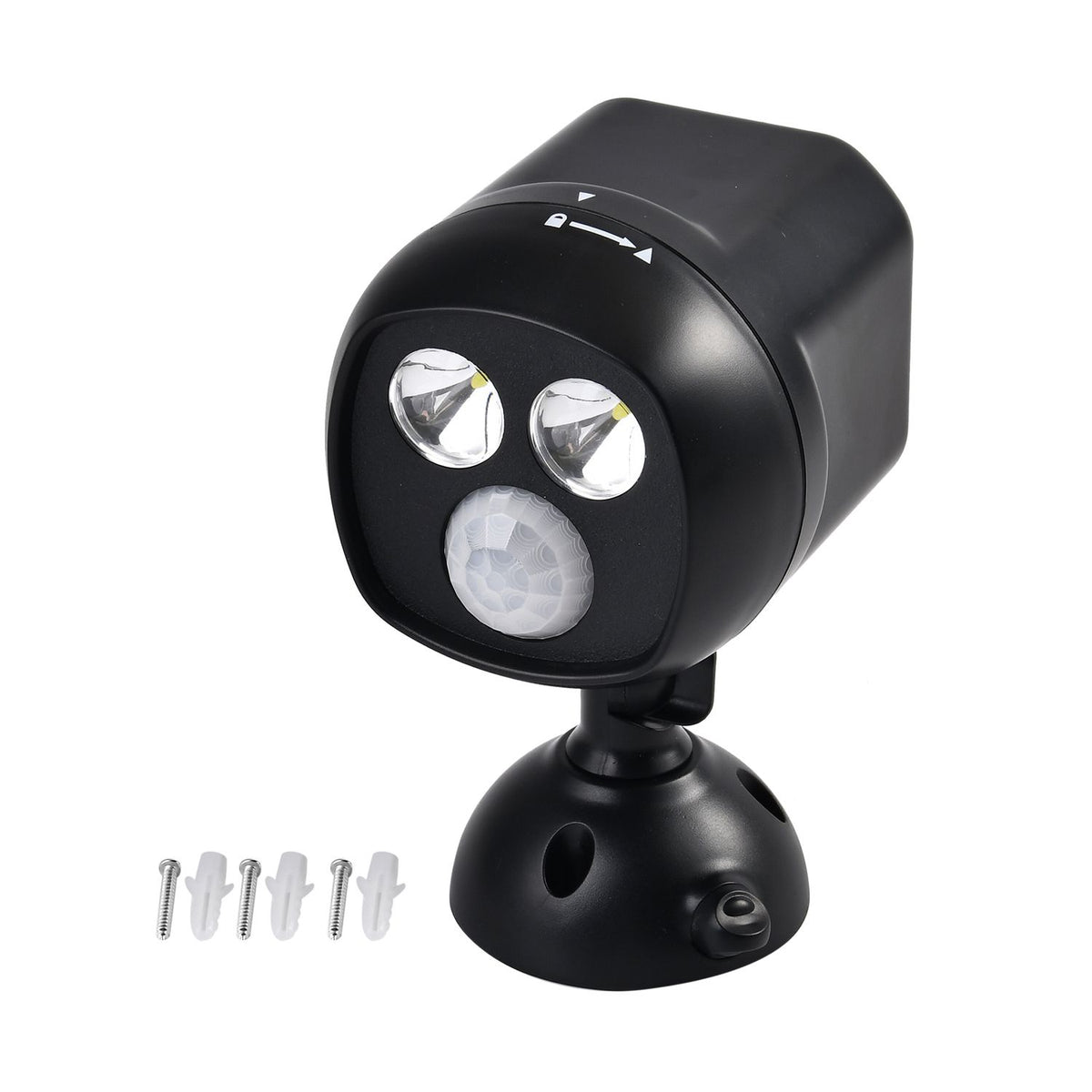 Wireless Super Bright Motion Sensor Security Spotlight (Size 16x10x9 cm) - Black 7282582 0