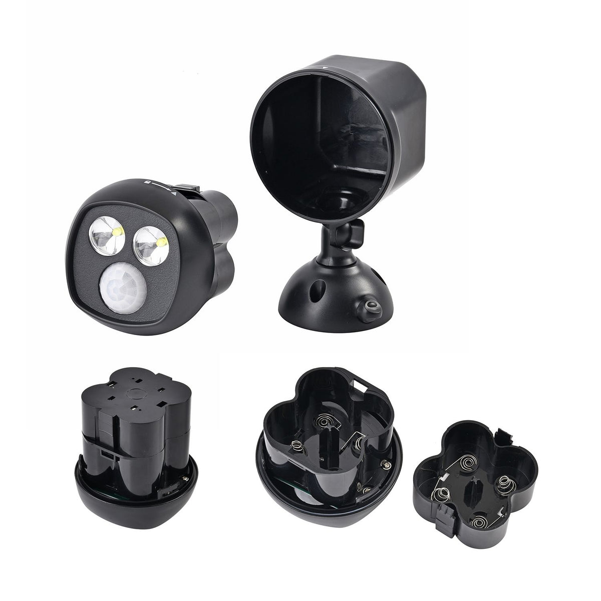 Wireless Super Bright Motion Sensor Security Spotlight (Size 16x10x9 cm) - Black 7282582 5