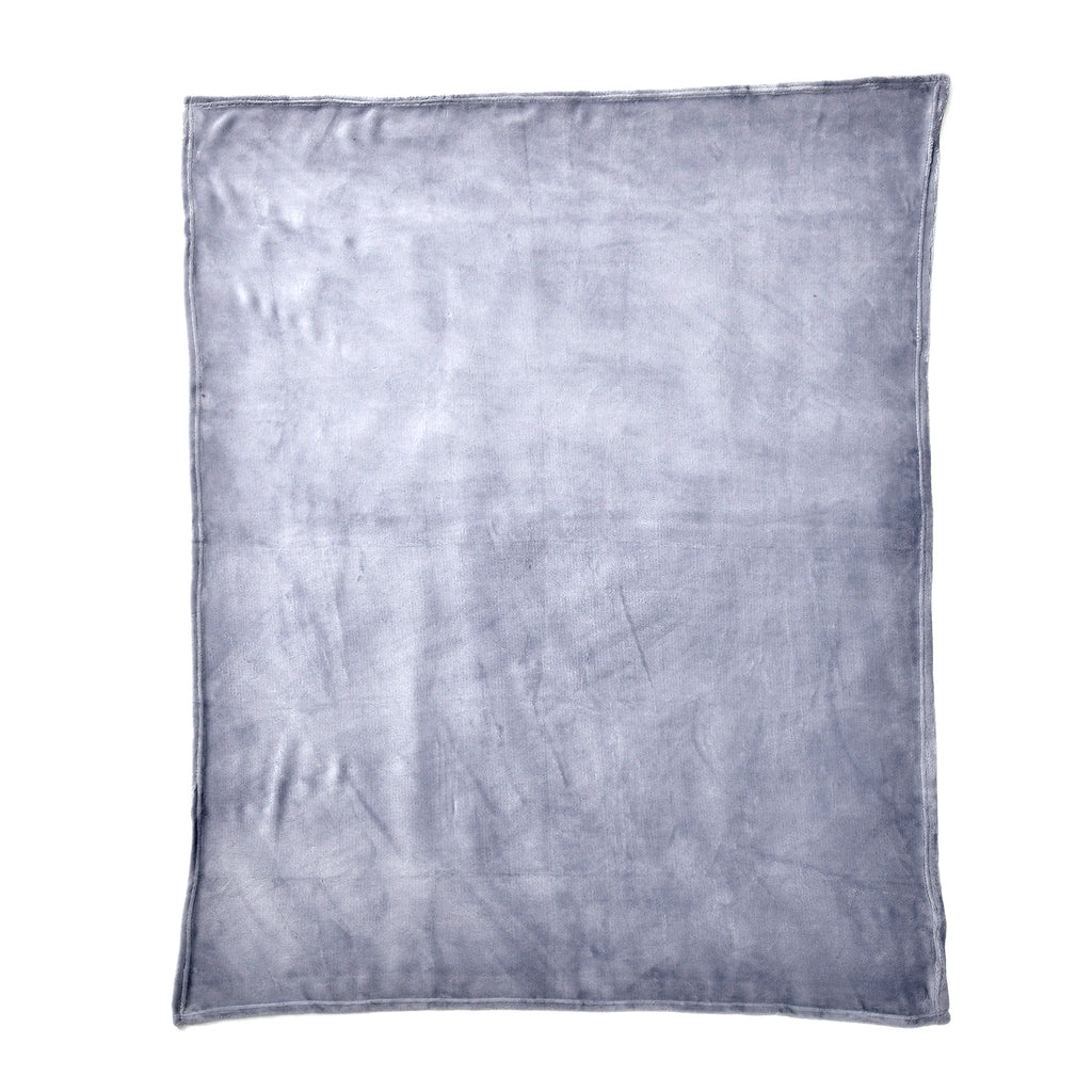 Duluxe Collection - Velour Effect Warm Teddy Blanket  - Lilac_7283307_2