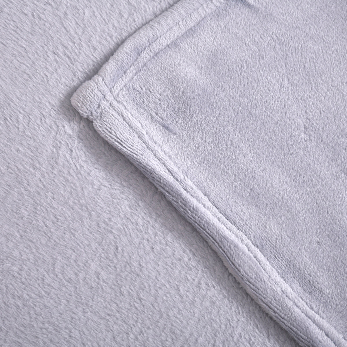 Velour Effect Warm Teddy Blanket (Size 152x127cm) - Lilac 7283307 3