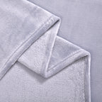 Duluxe Collection - Velour Effect Warm Teddy Blanket  - Lilac_7283307_4