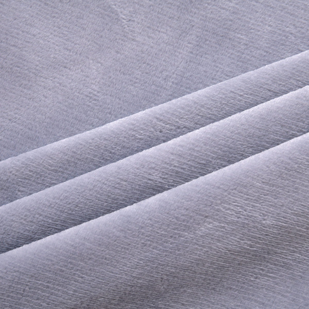 Velour Effect Warm Teddy Blanket (Size 152x127cm) - Lilac 7283307 5