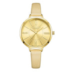 Gamages Of London Diamond Swiss Quartz Movement 3ATM Water Resistant Champagne Dial Ladies Jubilant Watch in Stainless Steel - Gold_7303148