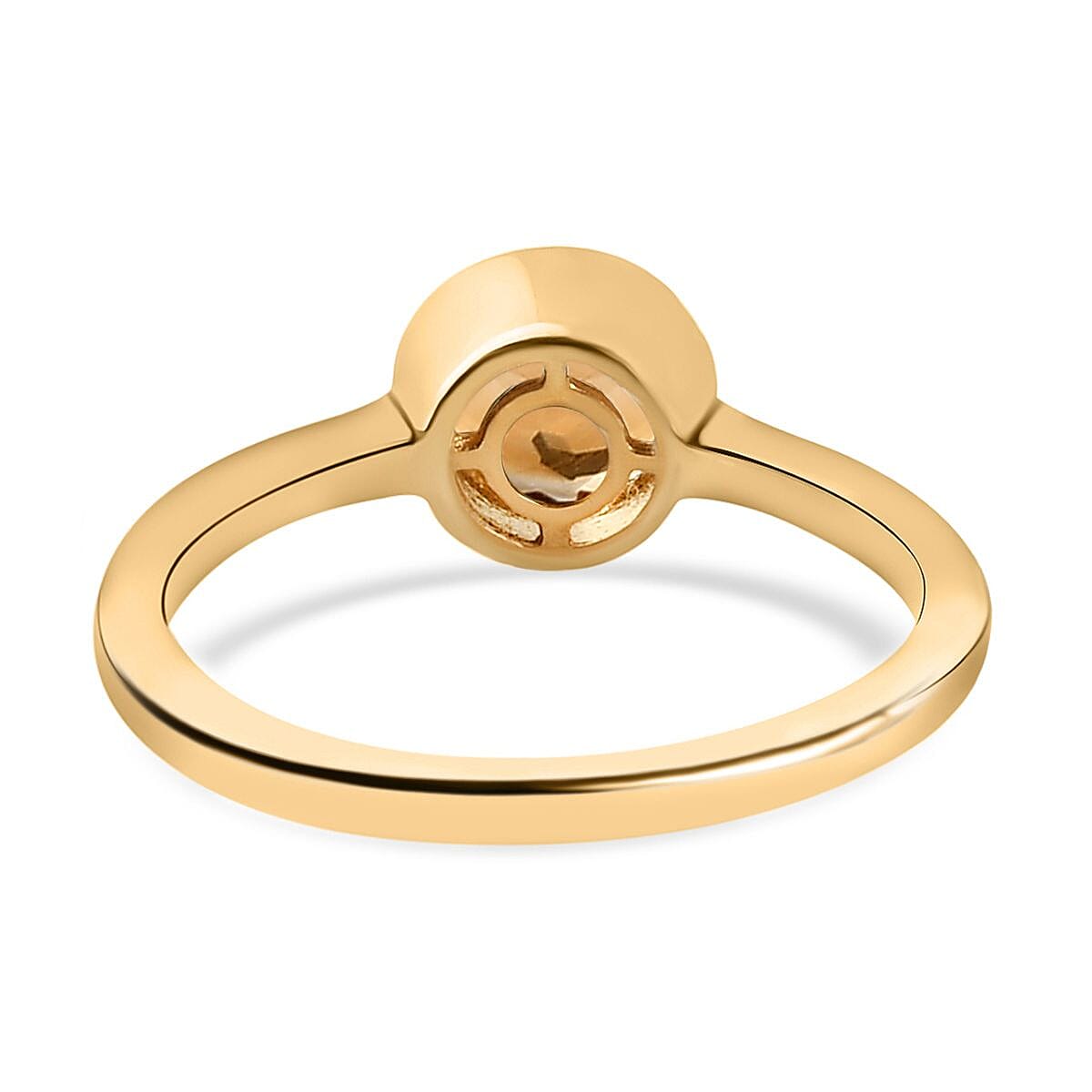 Citrine Solitaire Ring in 18K Vermeil Yellow Gold Plated Sterling Silver 7308158 5