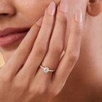Royal Bali Collection - D'Joy Moissanite Solitaire Ring in 18K Vermeil Yellow Gold Plated Sterling Silver 1.32 Ct._7312166_2