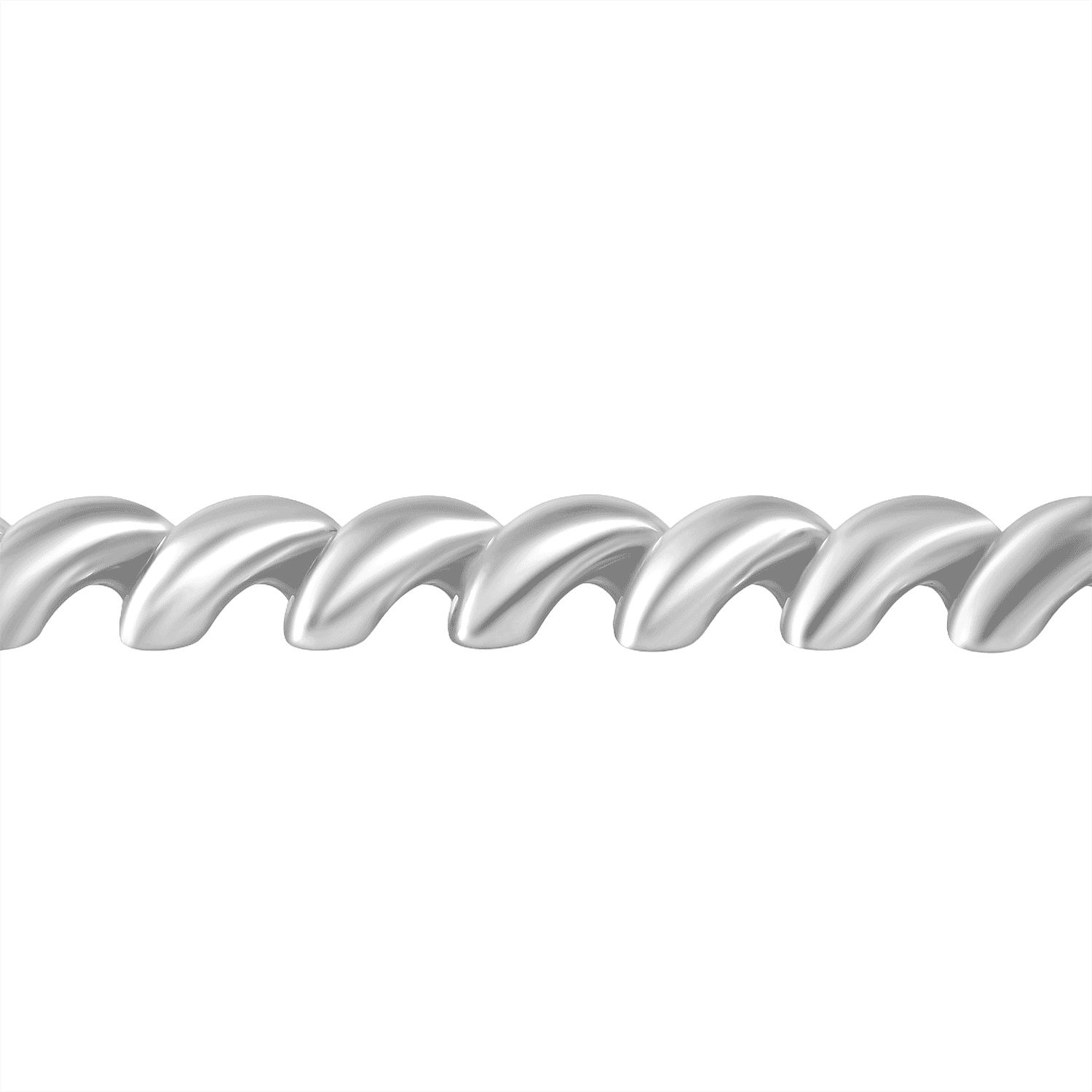 Sterling Silver Large San Marco Bracelet 7.5 Inch 7315080 2