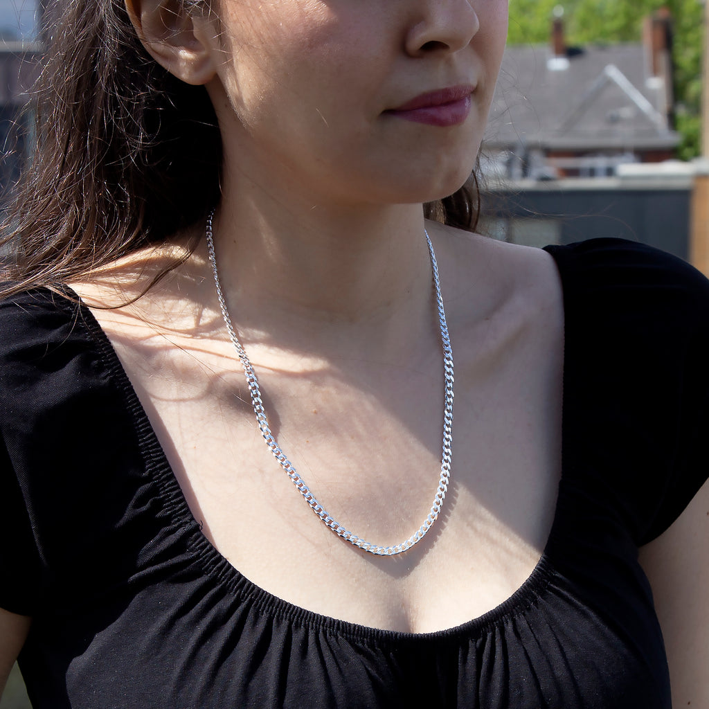 Sterling Silver Chain (Size - 20),  Silver Wt. 19.3 Gms_7315190_1