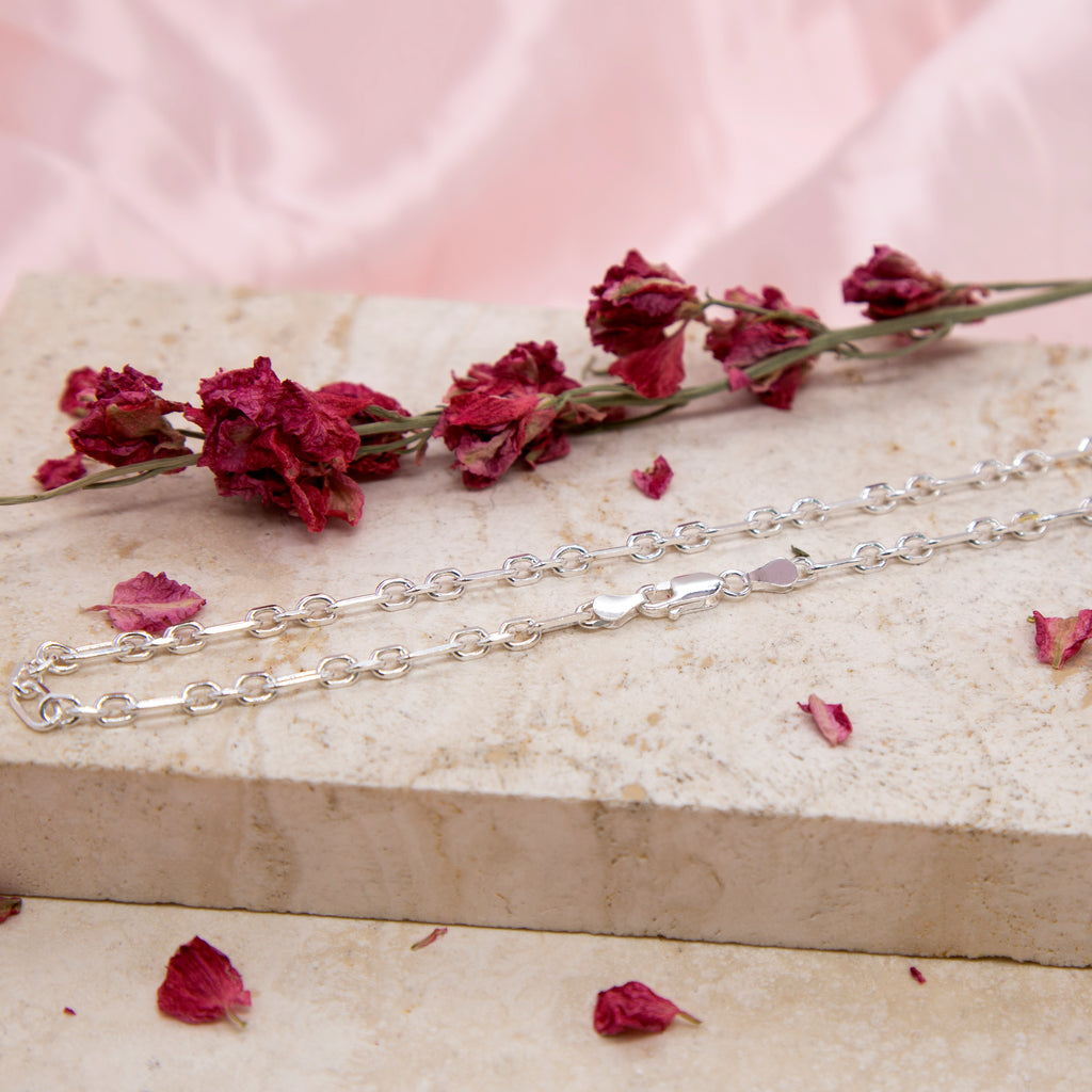 Sterling Silver Chain (Size - 24),  Silver Wt. 15.2 Gms_7315289_4
